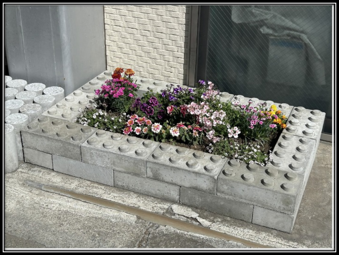 コンクリートブロック使用例